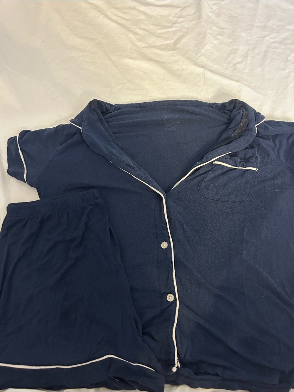 Stars Above Navy Blue Pajama Set